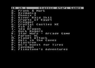 ATARI 800XL / ATARI 65XE Kartridż 18 gier. Hity