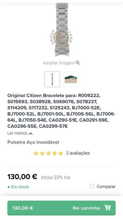 Vendo bracelete Citizen Nighthawk