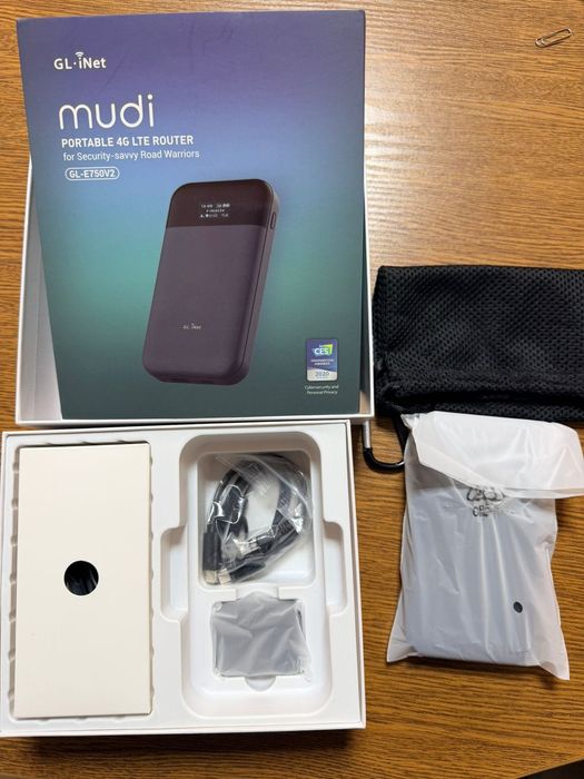 GL.iNet Mudi V2 GL-E750V2 — портативний 4G LTE Wi-Fi роутер з VPN, зміна IMEI на будь-який