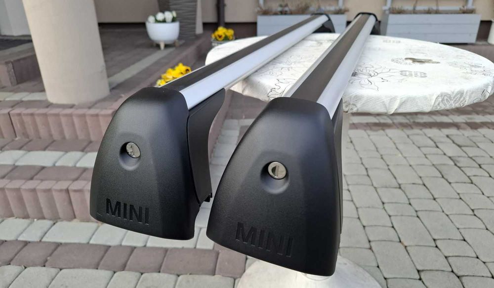 Nowy Oryginalny Bagażnik Dachowy Mini F56 Belki Poprzeczki Thule