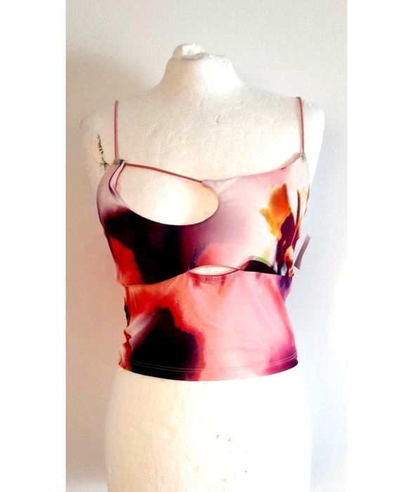 OKAZJA nowy Bershka  top topik 38 m s 36 l 40 kolorowy letni lato