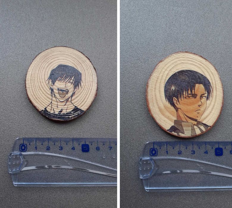 Decoração madeira anime jujutsu, hunterxhunter, chainsaw man