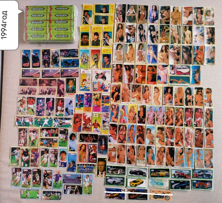 Вкладыши с 90 х . Наклейки от жвачки. Panini