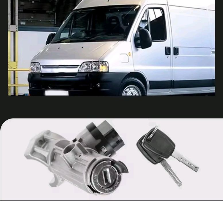 Canhao ignição citroen jumper novo 2 chaves 2002 a 2006
