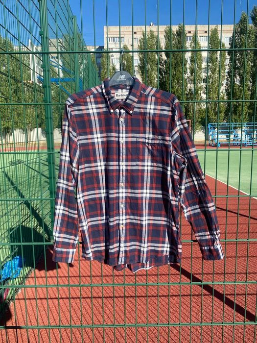 Мужская рубашка Barbour Tailored Fit Tartan Shirt  Оригинал