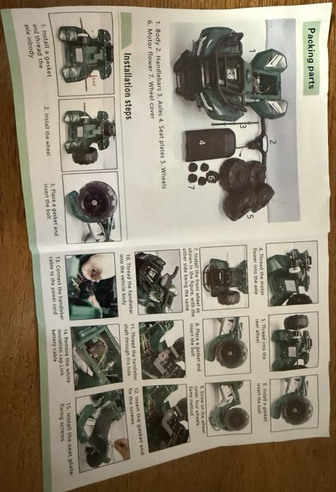 Квадроцикл електричний для дітей Storm