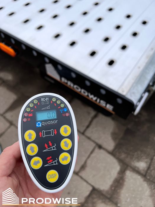 Laweta przyczepa hydrauliczna (manualna) 5m x 2,1m (różne wymiary)