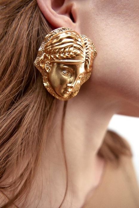 Серьги, серёжки гвоздики золотые