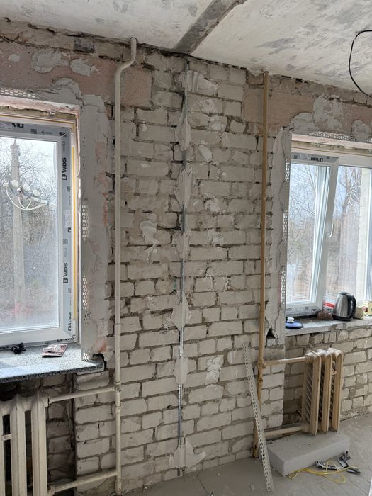 Штукатурка стін стяжка підлоги