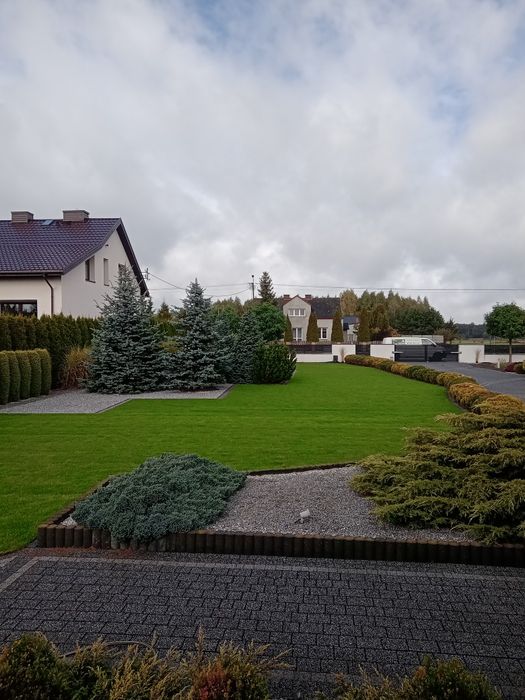 Usługi ogrodnicze,  usługi rębakiem