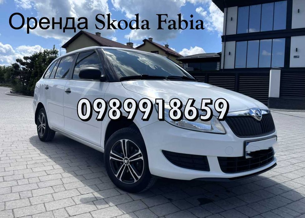 Оренда авто під таксі в Житомирі — Skoda Fabia 1.6 дизель, МКПП