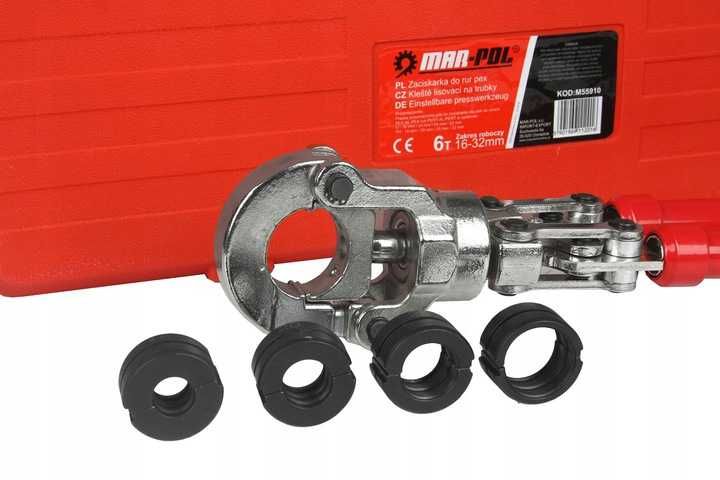 Прес кліщі для труб ПВХ M55911, пресс, обжимные клещи, вальцовка