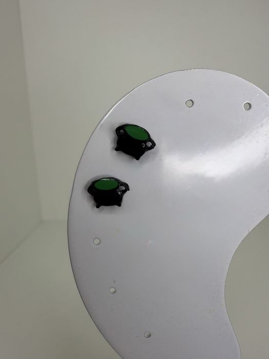 Kolczyki kociołek wiedźmy kolczyki halloween