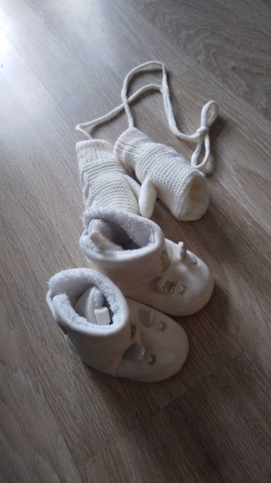 Sukienka do chrztu.Zestaw zimowy dla dziewczynki.Okazja 74/80