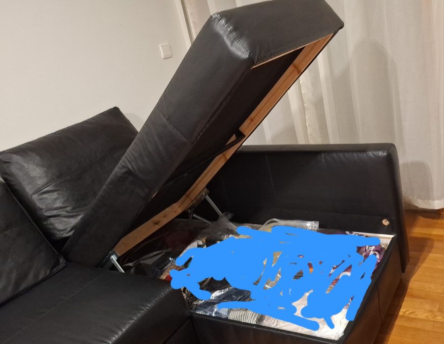 sofa chaise longue com cama