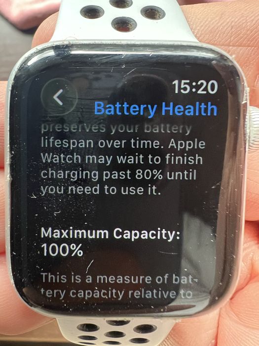 Apple watch 6 44mm nike bateria 100%