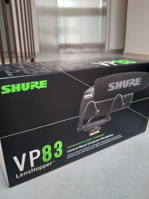 Microfone Shure VP83 para câmara de filmar