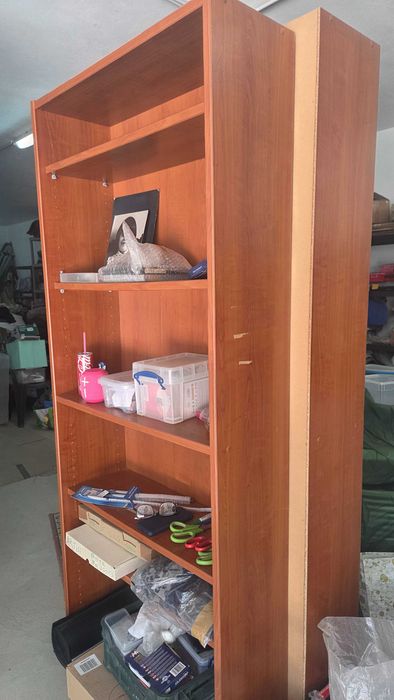 Gazebo, metal detector, fan, reclining camp chair, book case, garden storage box for sale!