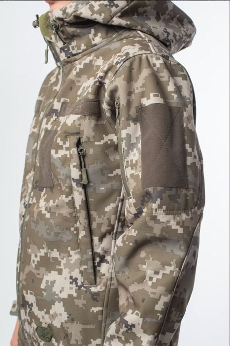 Куртка жіноча Soft Shell Military Піксель тактична демісезонна