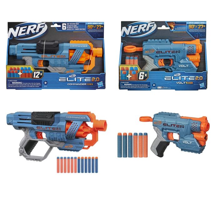 Бластер Нерф Коммандер Элит NERF Elite 2.0 Commander RD-6 Blaster
Hasb