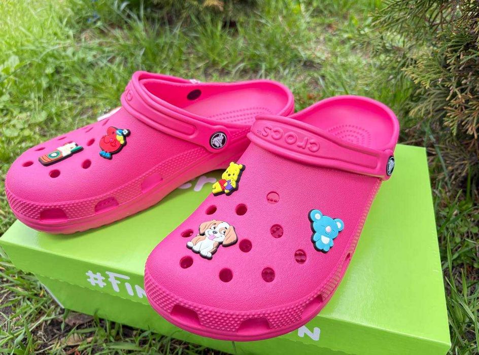 Крокси малинові Crocs жіночі оригінальні 36, 37, 38, 39 розмір