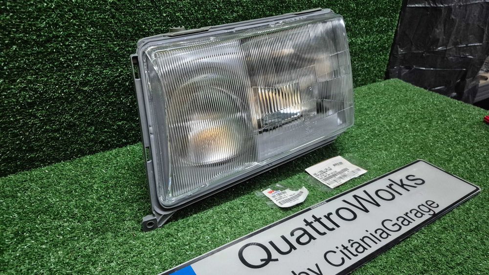 Otica Farol Esquerdo Mercedes W124 C124 S124 A124 1984 a 1993 Ref. 440-1103L-LD-E NOVO DEPO C/DANO
