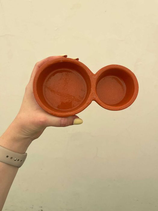 Olive-Shaped Ceramic Dish424682494467123200