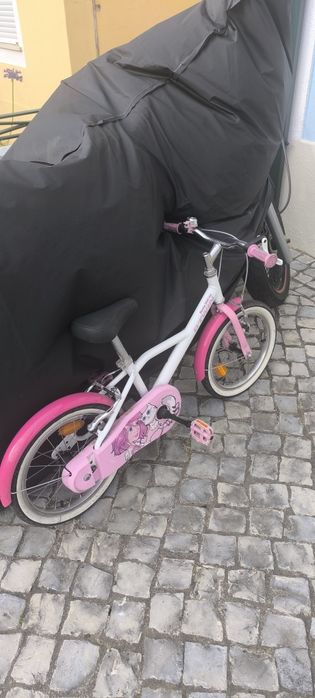 Bicicleta criança rosa
