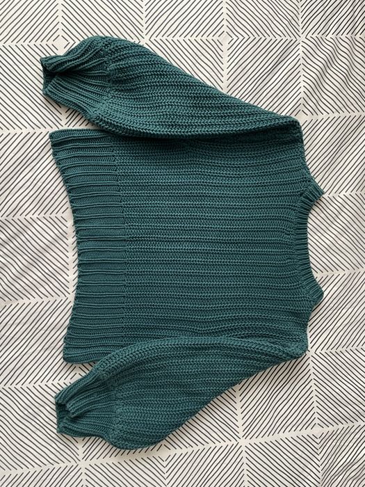 Sweter damski zielony sweterek Reserwed S