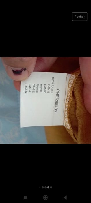 Vestido com alças