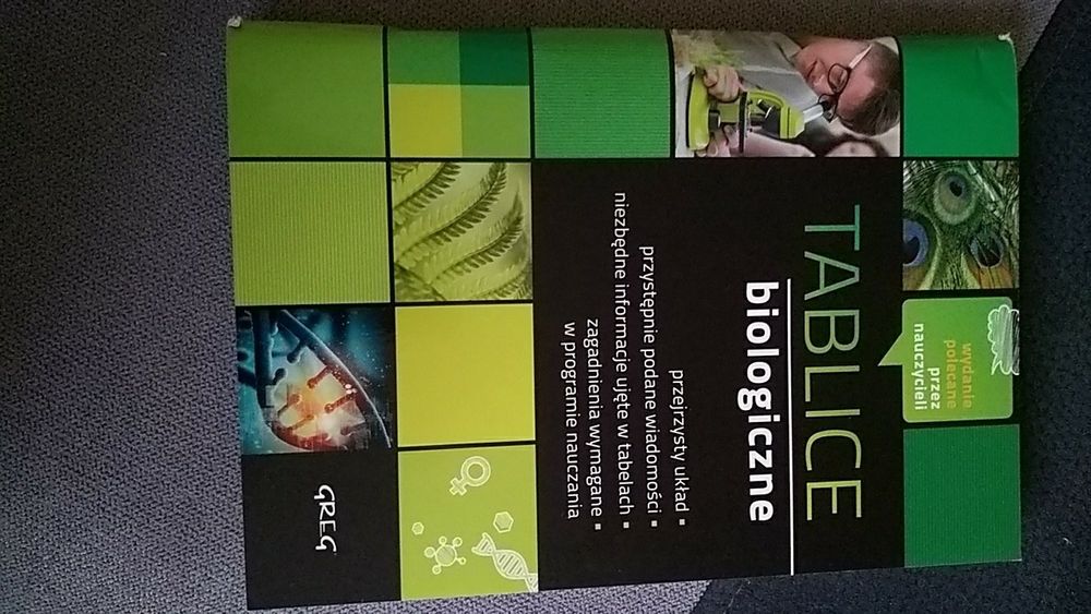 Tablice biologiczne, repetytorium, do matury