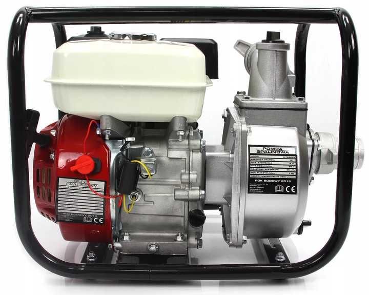 Pompa spalinowa motopompa 2" 7KM 36m3/h +wąż 2" 20m+ prądownica+ olej