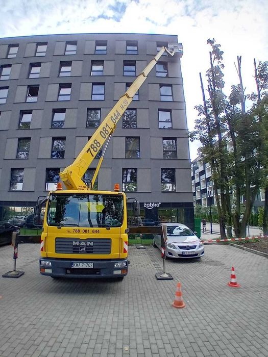 Podnośnik koszowy -zwyżka dźwig 30m, 22m, ladowarka