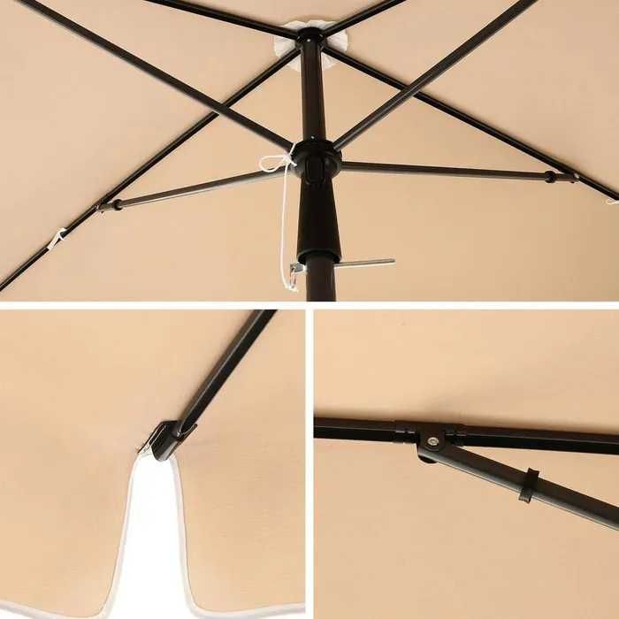 Nowy parasol / 200x125 /  uchylny / regulowany / SONGMICS / W1218!