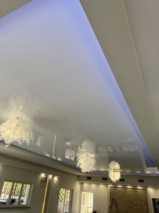 Sufity napinane, montaż,sufit napinany,LED,podłączenie oświetlenie!