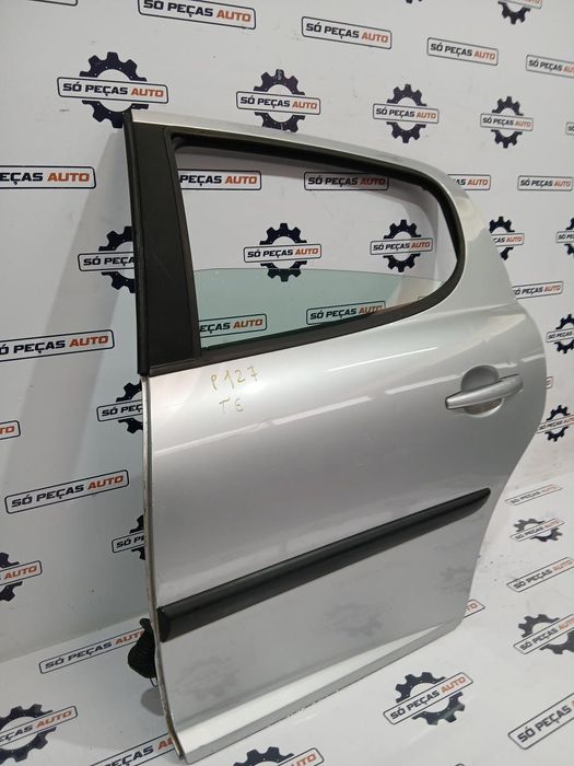 PORTA TRASEIRA ESQUERDA CINZA PEUGEOT 207 1.6HDI  ANO: 2008