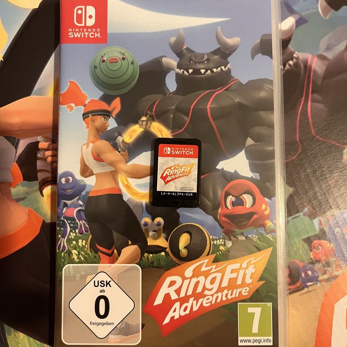 Jogo Ringfit com caixa e acessórios