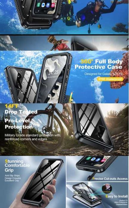 IP68 Waterproof Case For Samsung Note 20 Ultra & 1 protetor de ecrã
