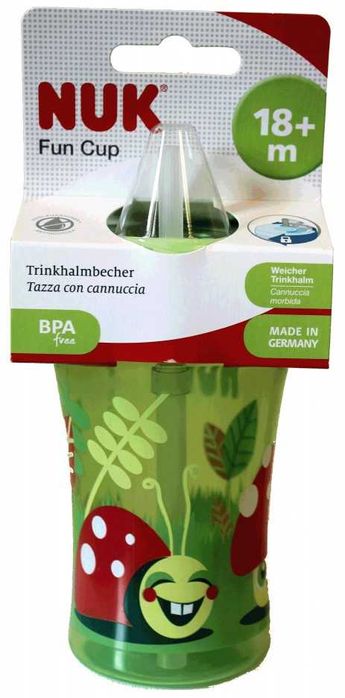 Поїльник з силіконовою трубочкою NUK 300 мл. від 18 місяців