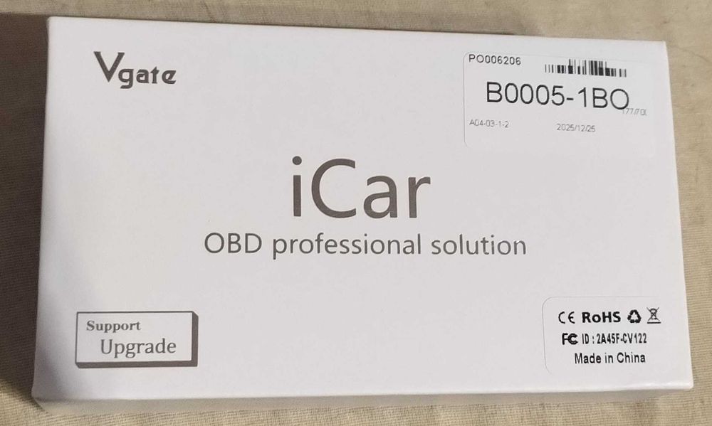 Interfejs OBD2 Obdii ELM327 Wifi iCar2 Vgate