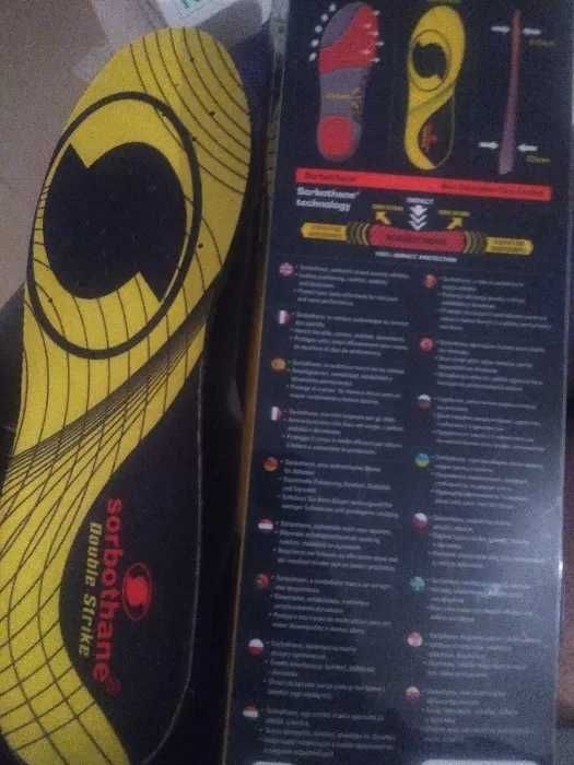 Palmilhas Ironman gel 42-44 e Sorbothane gel 44-45