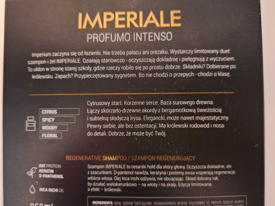 Imperiale Profumo Intenso Zestaw Męski Warszawa Ochota