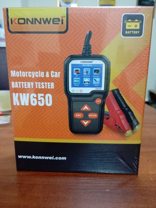 Тестер акумуляторних батарей Konnwei KW650