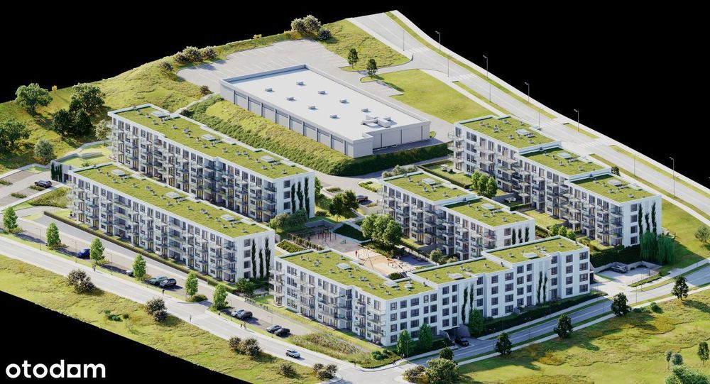 4-pokojowe mieszkanie 72m2 + balkon Bezpośrednio