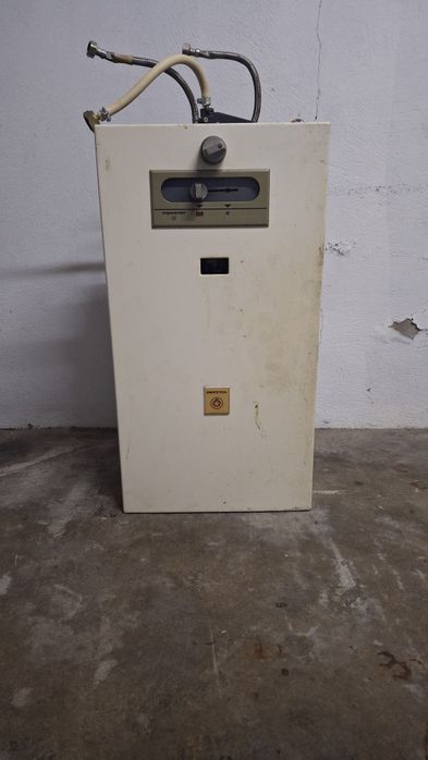 Aquecedor a gás  a funcionar