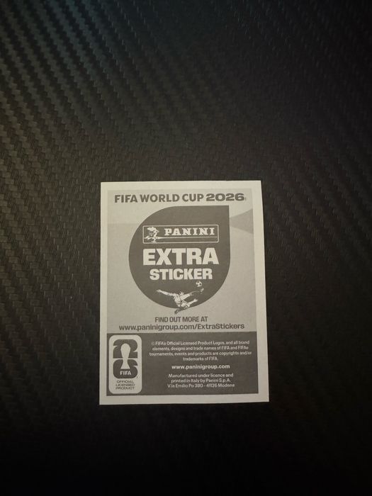 Valverde Gold Extra Sticker Mundial 2026
