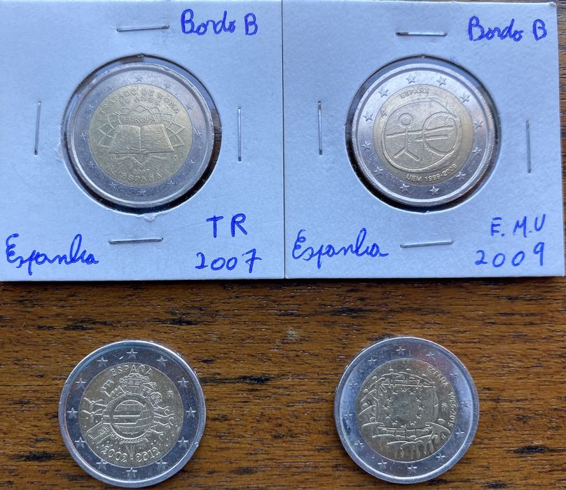 Moedas comemorativas Espanha
