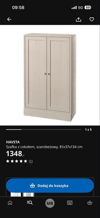 Szafka, komoda Ikea Havsta