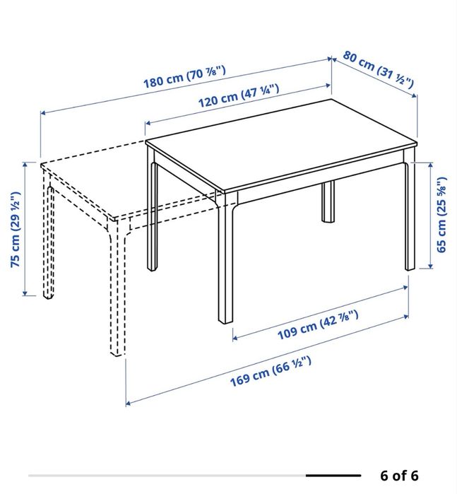 Mesa extensivel Ekedalen