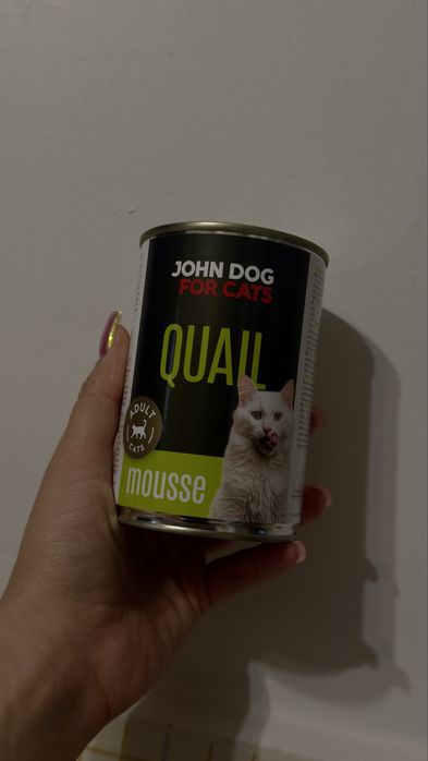 Karma mokra monoproteinowa John Dog kangur i przepiórka